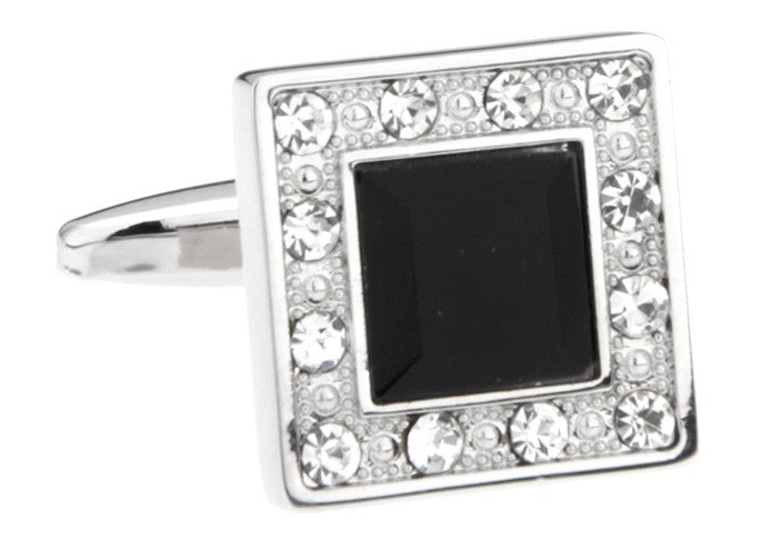 Gemelos Square Crystal Black