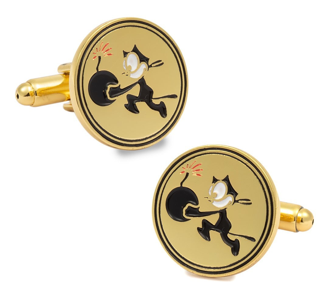 Gemelos para Camisa Strike Fighter Squadron 31 Felix the Cat
