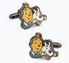 Gemelos para Camisa Tintin y Milu 22x20mm