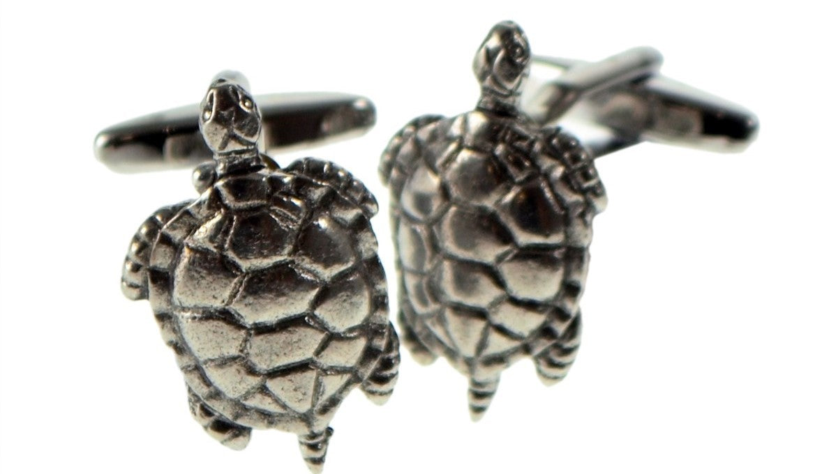Gemelos para camisa Tortuga Acero