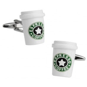 Gemelos de Camisa Vaso de Café Espresso