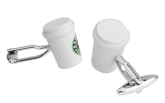 Gemelos de Camisa Vaso de Café Espresso