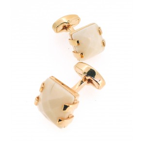 Gemelos para Camisa White Stone Engarced