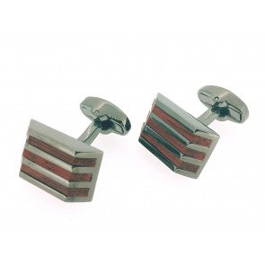 Gemelos para Camisa Wooden Stripes Cuff
