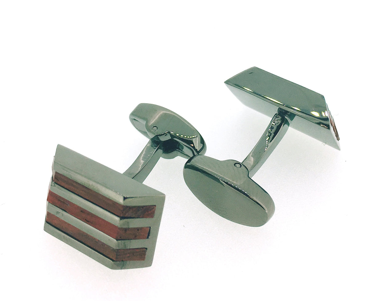 Gemelos para Camisa Wooden Stripes Cuff