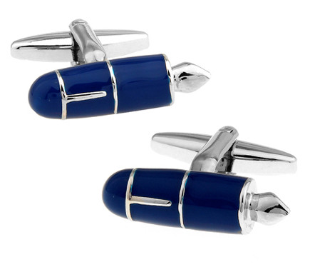 Gemelos Pluma Estilográfica Azul
