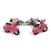 Gemelos de Camisa Vespa Scooter Rosa