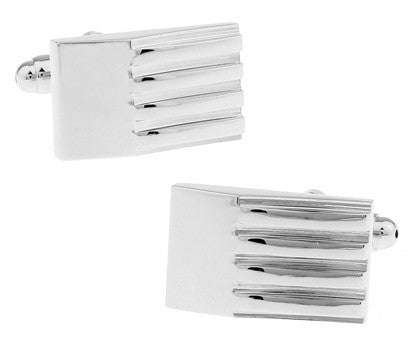 Gemelos Wedding Elegant Stripes on Steel