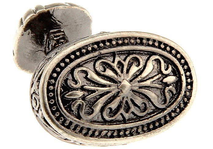 Gemelos Gothic Shield Rounded