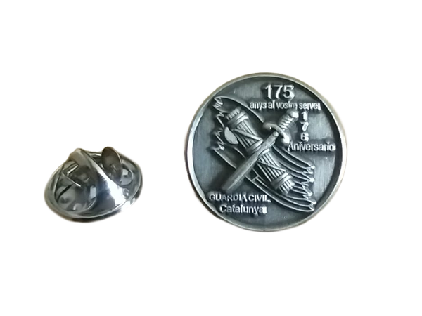 Pin de solapa 176 aniversario guardia civil de cataluña