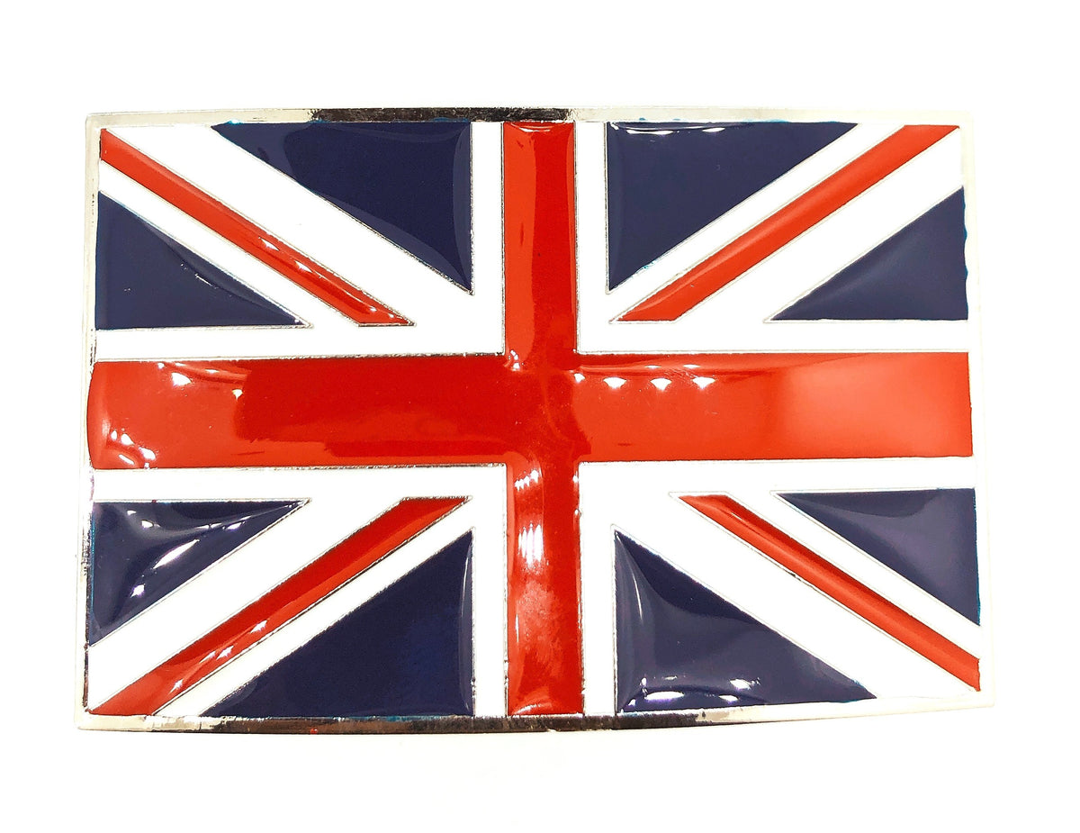 Hebilla de Cinturón Union Jack Flag 9x6cm