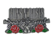 Hebilla de Guns N' Roses 9x5cm
