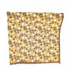 Pañuelo de Algodon Marron Floreado 23,5 x 23,5 cm