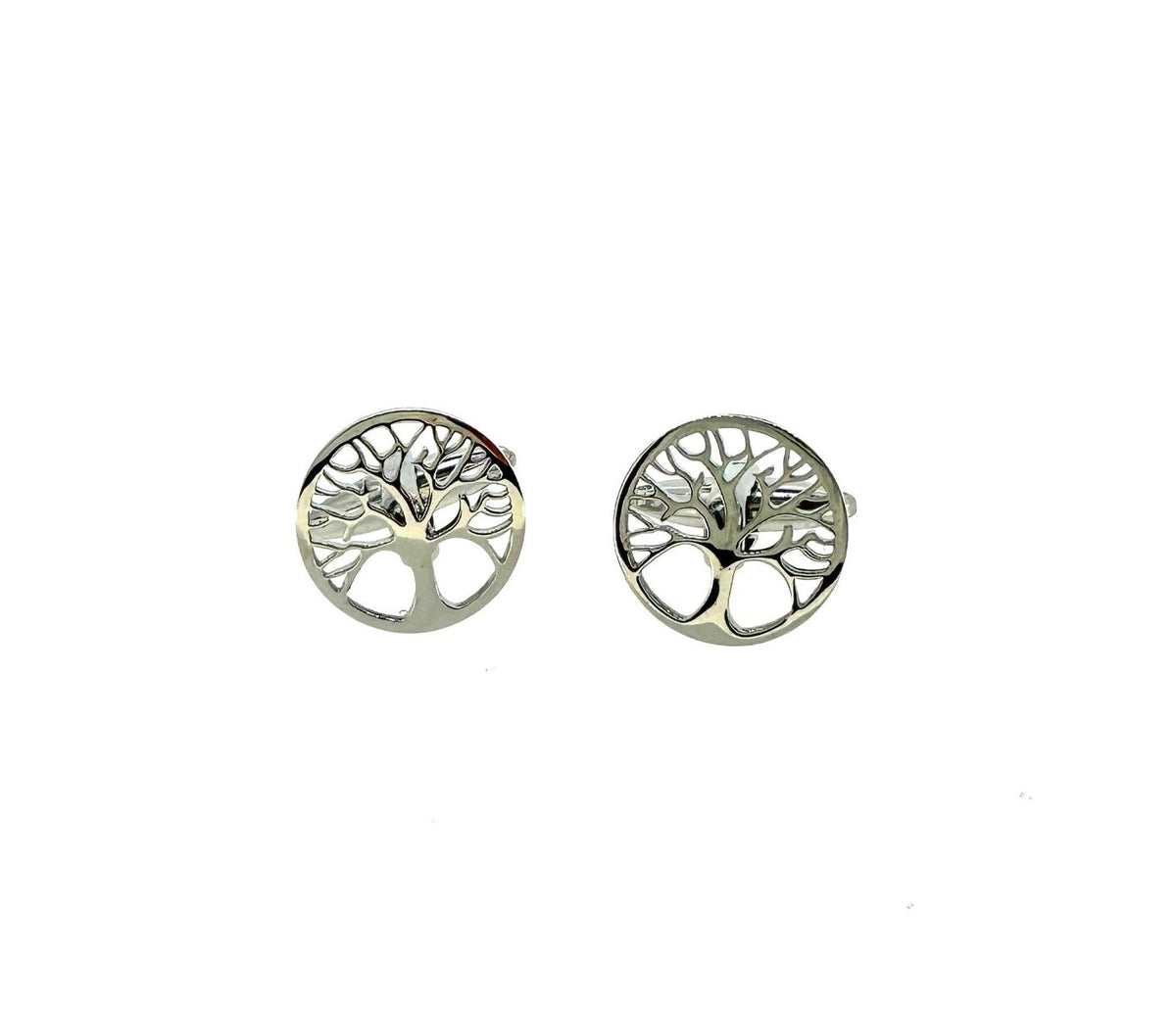 Gemelos para Camisa Arbol de la vida Inox 18mm
