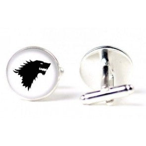 Gemelos Magglass Juego de tronos casa Stark B/N