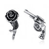 Gemelos para Camisa de EVBEA Pistola con Rosa
