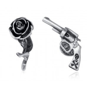 Gemelos para Camisa de EVBEA Pistola con Rosa