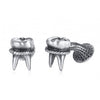 Gemelos para Camisa de EVBEA Muela con Cuerda 15x10x10mm