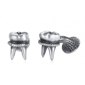 Gemelos para Camisa de EVBEA Muela con Cuerda 15x10x10mm