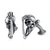 Gemelos para Camisa de EVBEA Calavera con Brazos 30x15mm