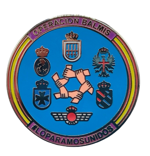 Pin de Solapa Operacion Balmis 2020 Lo Paramos Unidos 25mm