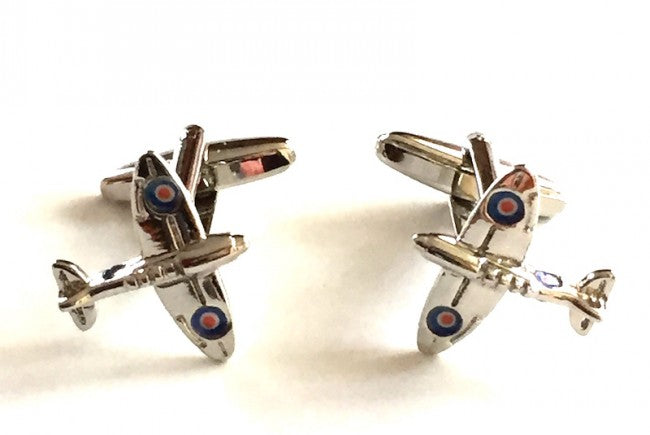 Gemelos Caza Britanico Bandera RAF