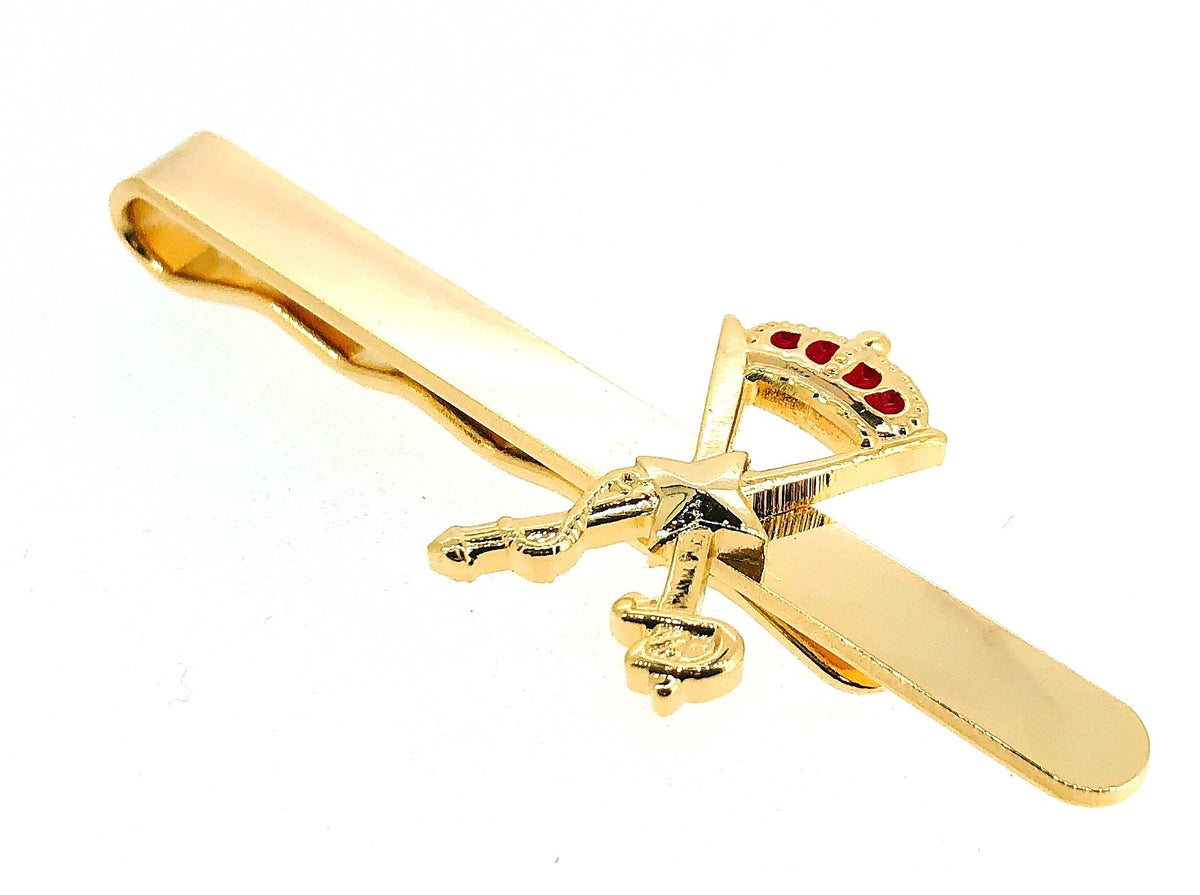 Pasador de Corbata Emblema de General de Brigada Dorado