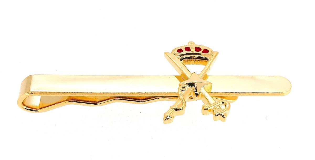 Pasador de Corbata Emblema de General de Brigada Dorado