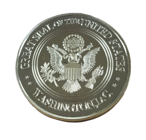Moneda Conmemorativa US Freedom 39mm Recreacion Historica - Replica Militar