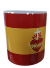 Taza Bandera de España Sagrado Corazón