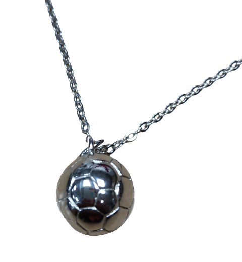 Colgante Balon Futbol Plata 925 10mm