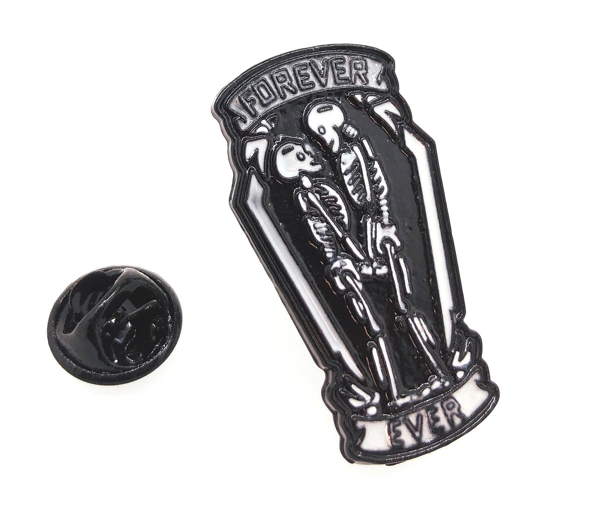 Pin de Solapa Pareja de Esqueletos Forever