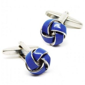 Gemelos Nudos Azul