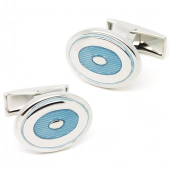 Gemelos Blue and White Steel