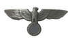 Insignia para Gorra Aguila IIIR Alemana 64mm Recreación Histórica-Réplica Militar