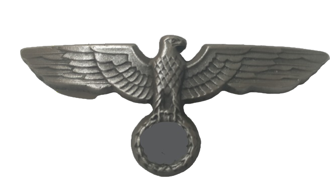 Insignia para Gorra Aguila IIIR Alemana 64mm Recreación Histórica-Réplica Militar