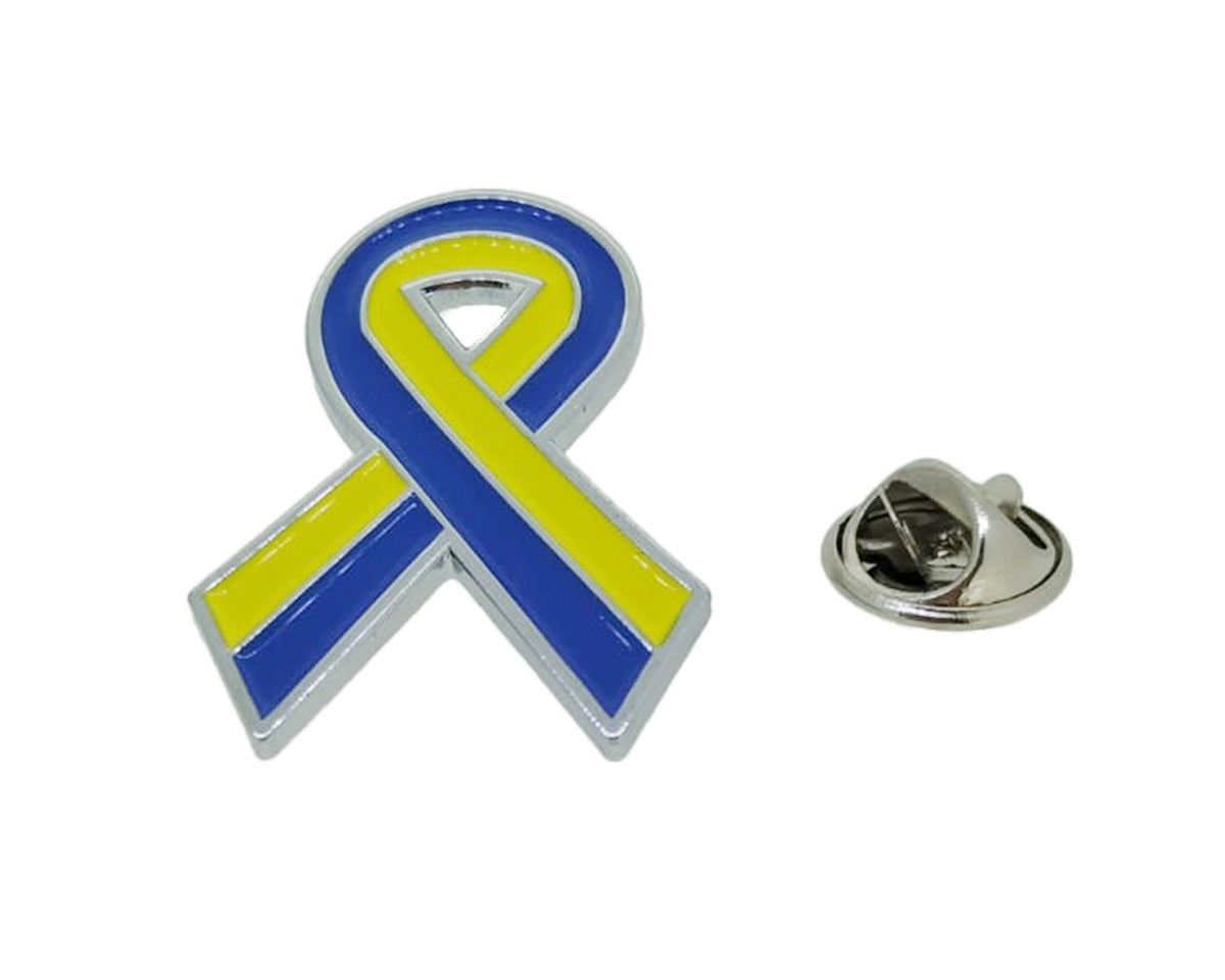 Pin de Solapa Lazo Bandera Ucrania 30x25 mm