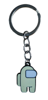 Llavero Among Us Blanco 25mm
