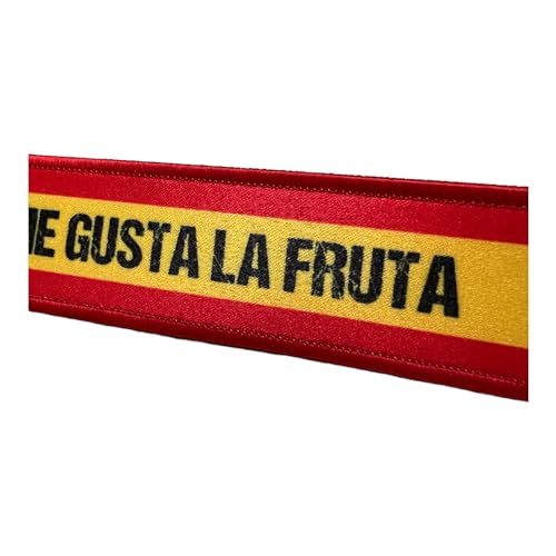Llavero Bordado 'Me Gusta la Fruta 13 x 3 cm