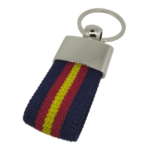 Llavero Lona Bandera España Blue 6x3 cm