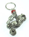 Llavero skull motorbike red eyes