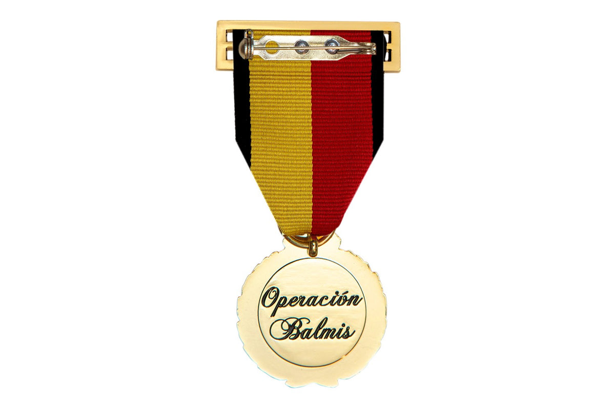 Medalla Conmemorativa Operacion Balmis 34x30mm