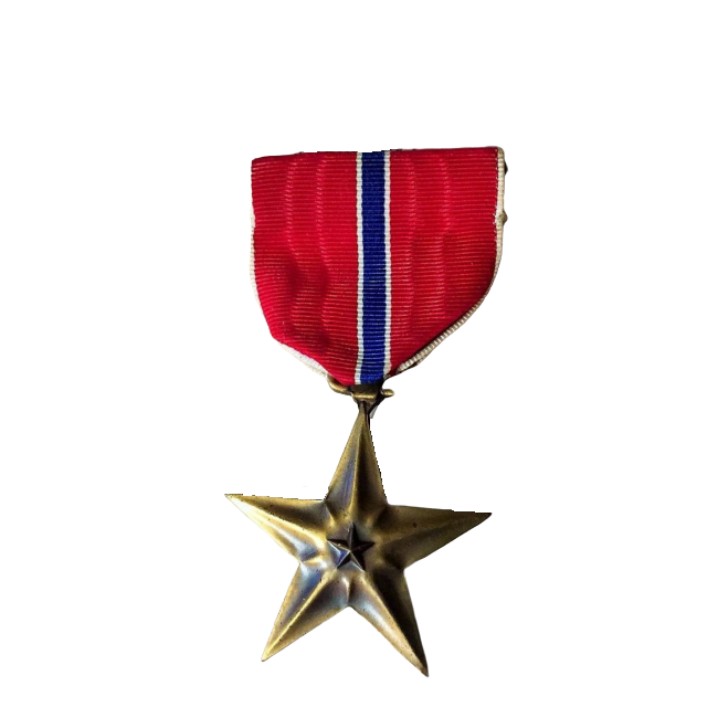 Medalla de Bronce WWII US Army 1945 35mm Recreación Histórica-Réplica Militar