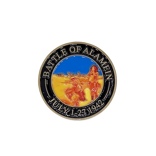 Moneda Conmemorativa Batalla del Alamein 1942 4 cm