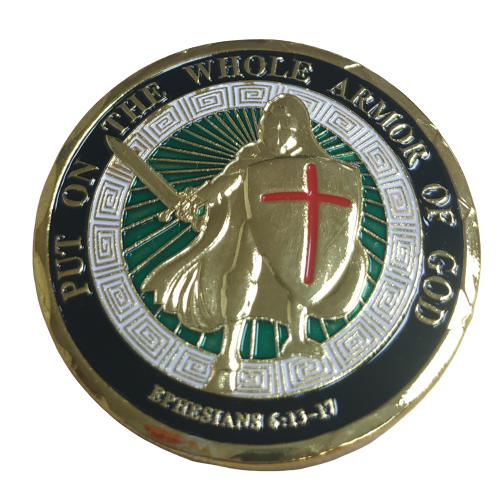 Moneda Conmemorativa Templario 39mm Recreacion Historica - Replica Militar