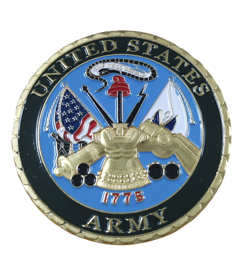 Moneda Conmemorativa United States Army 39mm Recreacion Historica - Replica Militar