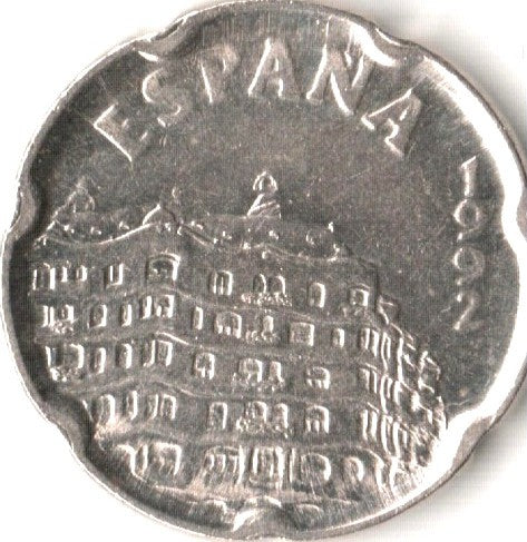 Gemelos Moneda de 50 Pesetas Edición Especial 1992 Gaudí Barcelona
