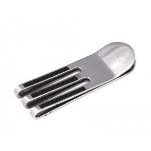 MoneyClip Inox Triple Black Flip