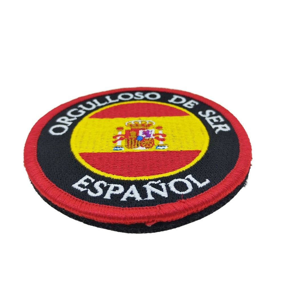 Parche Hook and Loop Orgulloso de Ser Español 8cm