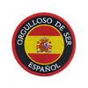 Parche Hook and Loop Orgulloso de Ser Español 8cm